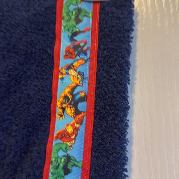 Navy Kids Hooded Bath Towel - NWT - Picture 6 of 6